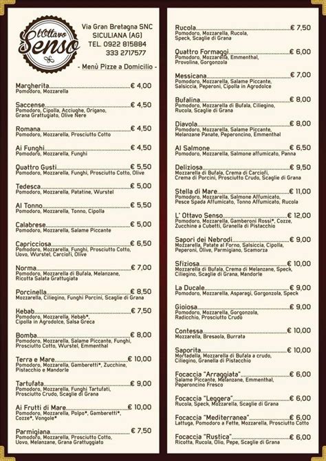 l'ottavo ristorante|lottavosf rome menu.